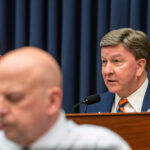 Mike Rogers speaking during a House Armed Services Committee hearing in Washington, D.C.